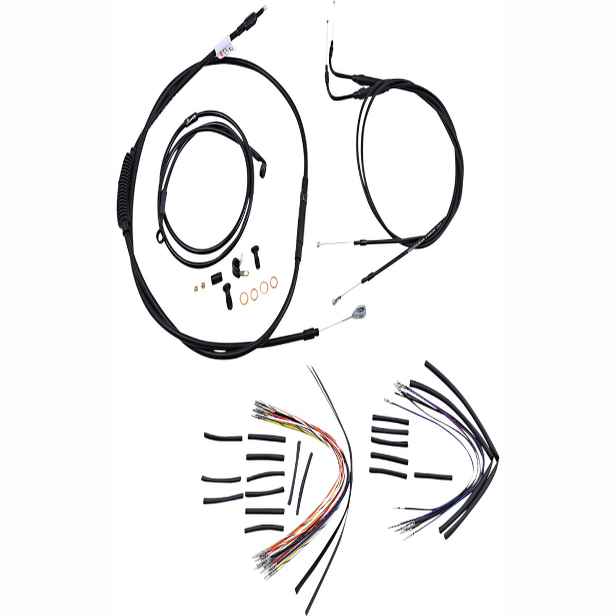 BURLY BRAND Control Kit - 18" Ape Hanger Handlebars - Softail '00-'06 - B30-1017
