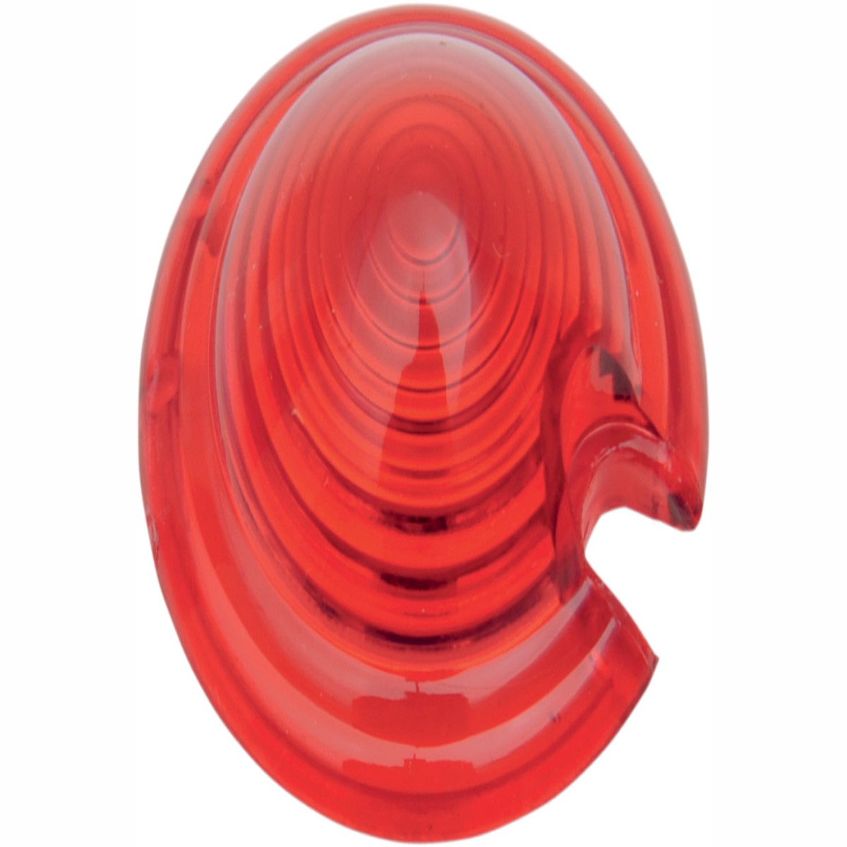 DRAG SPECIALTIES 50's Style ChopperReplacement Lens - Red 20-6525L