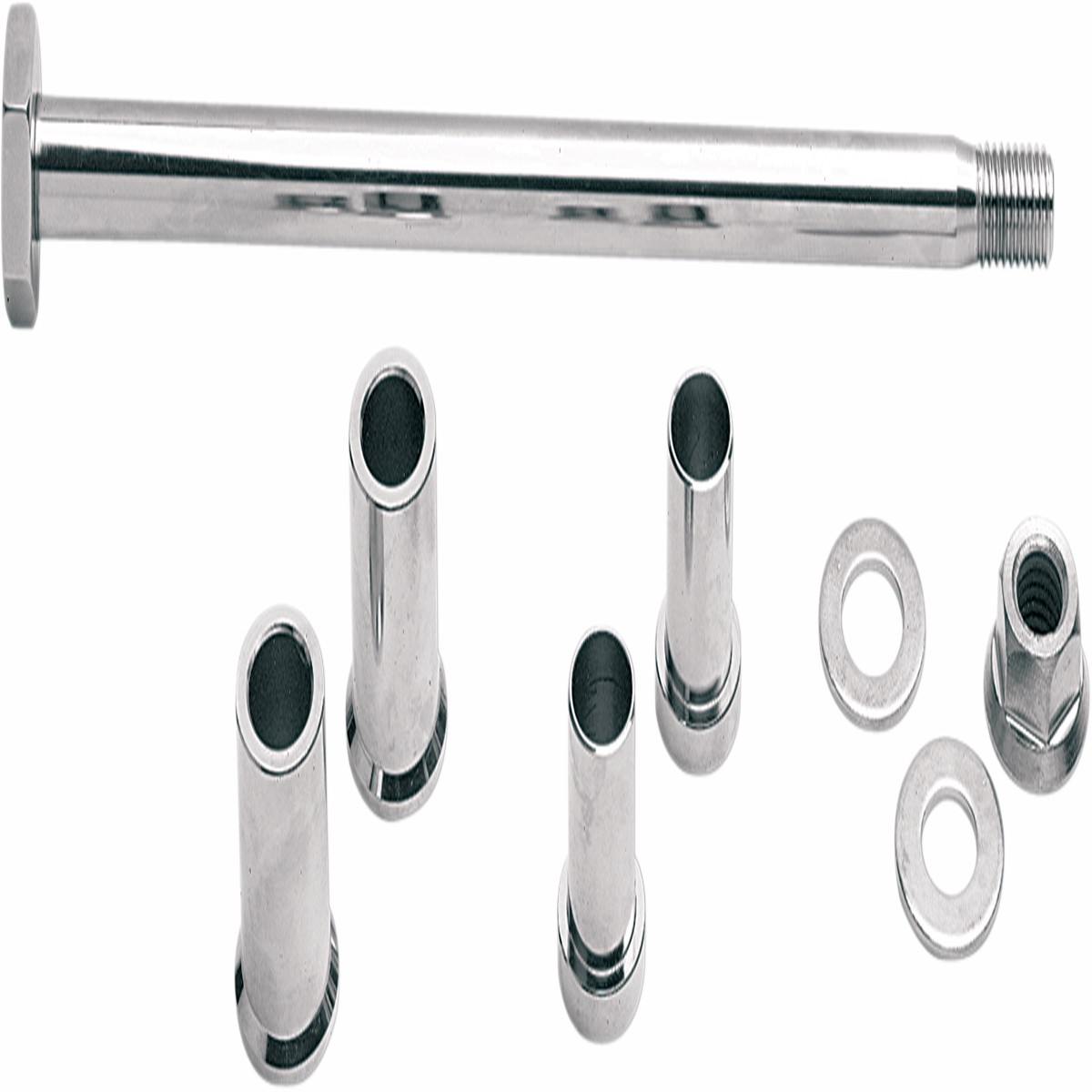 DRAG SPECIALTIES Swingarm Pivot Shaft Kit - Chrome - Harley-Davidson '00-'07 - R22500A