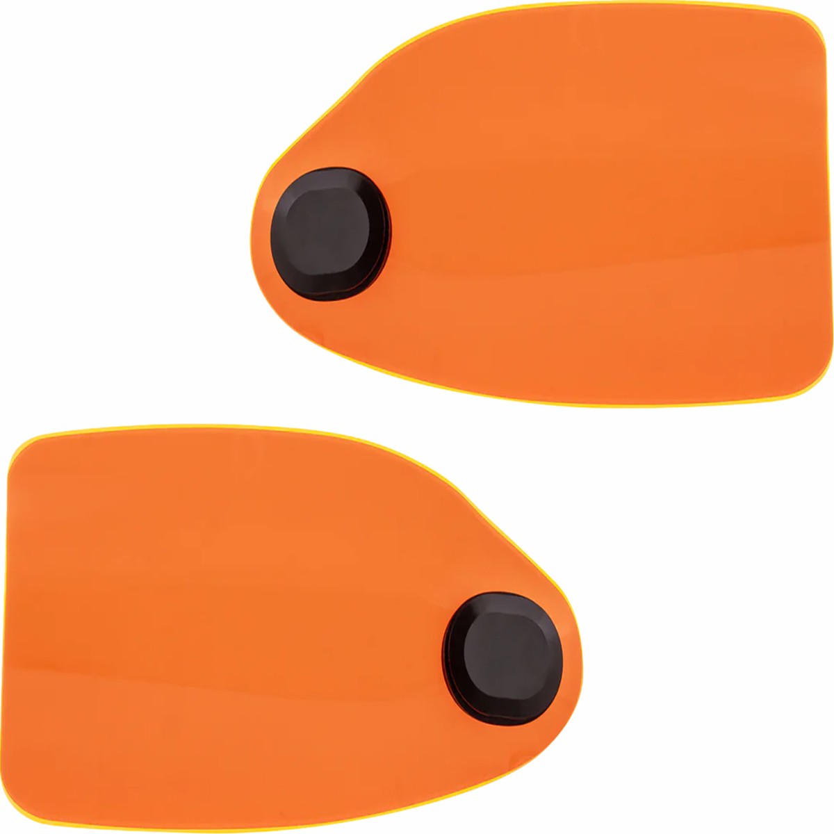 KLOCK WERKS Flare Handguards - Harley-Davidson Hydraulic Clutch - Orange Ice - KWS-01-0125-HC