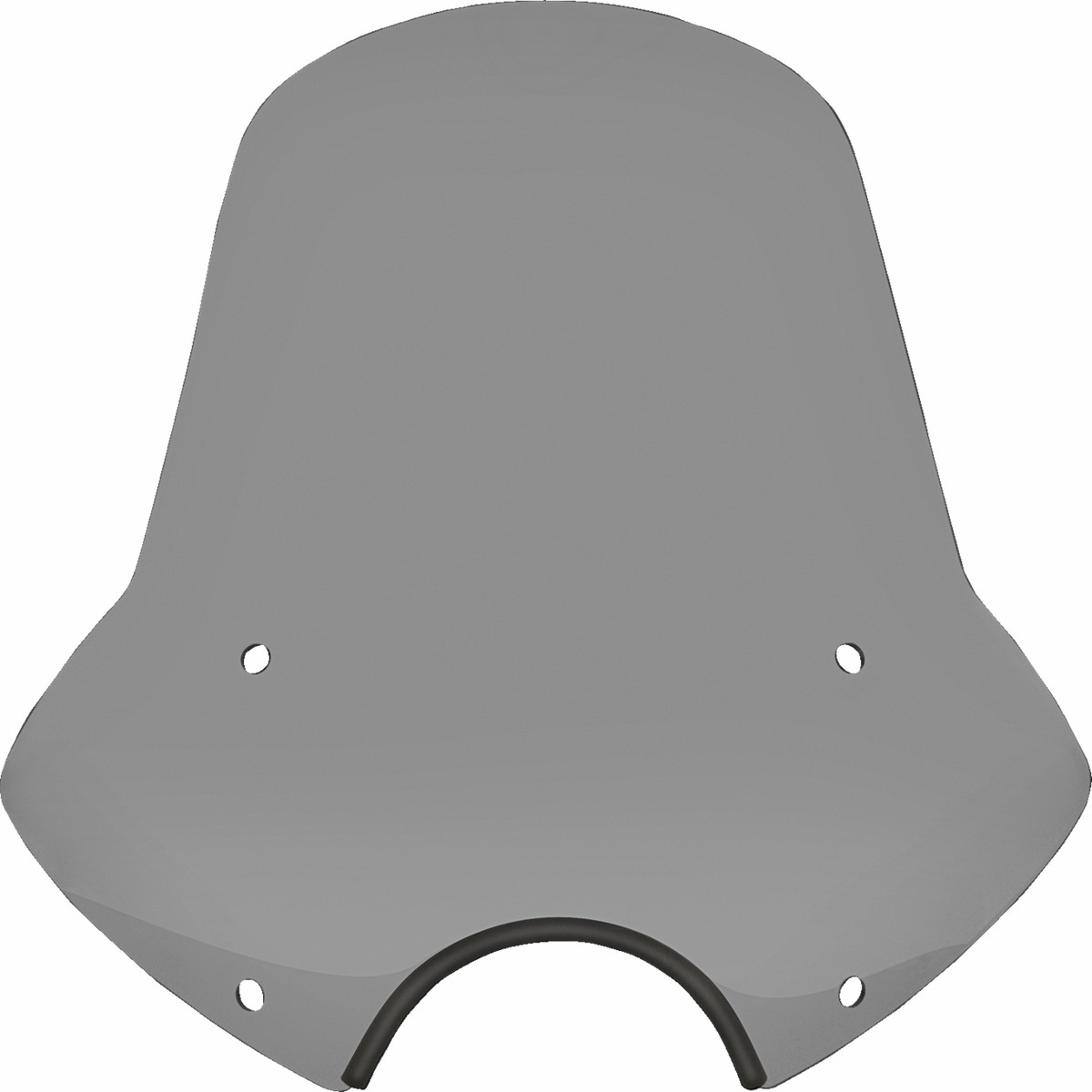 MEMPHIS SHADES Speed Demon Sportshields - 19" - 7" Headlight Cutout - Black Smoke - MEP54512