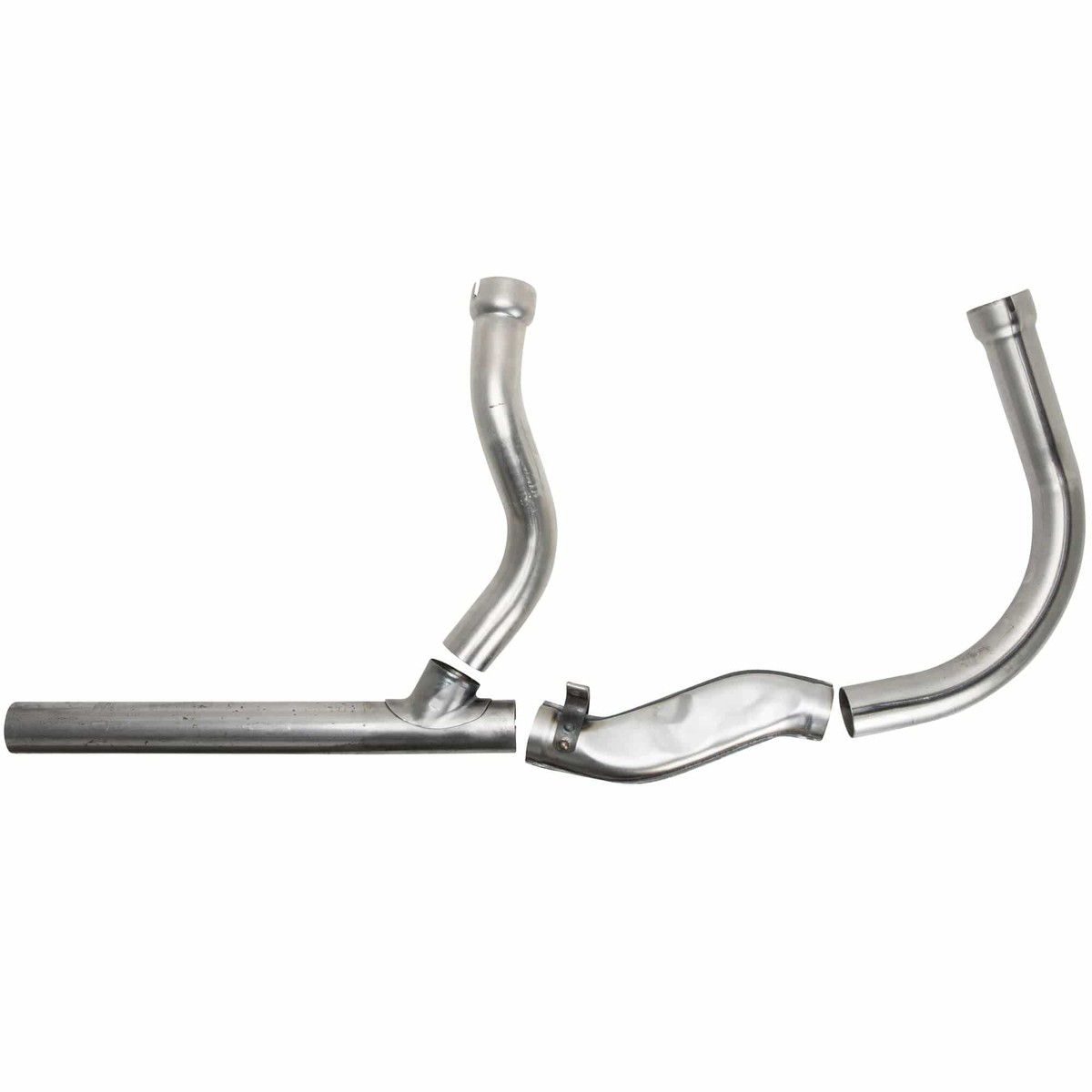 Panhead Exhaust Pipe Set 1958-1964 Harley-Davidson Swingarm FL FLH 74 ci - Bare Steel
