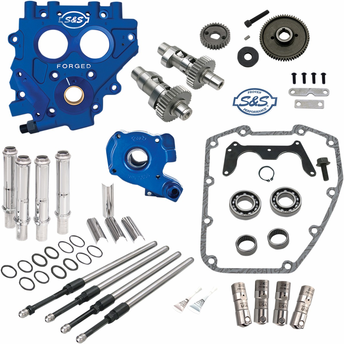 S&S CYCLE Easy Start Gear Drive Cam Chest Kit for '99-'06 HD Big Twins (except '06 Dyna) - 310-0812