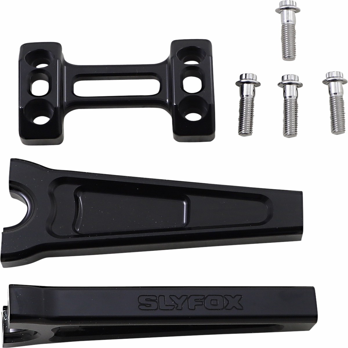 SLYFOX Risers - Straight - 6" - Black - TM-SLY4