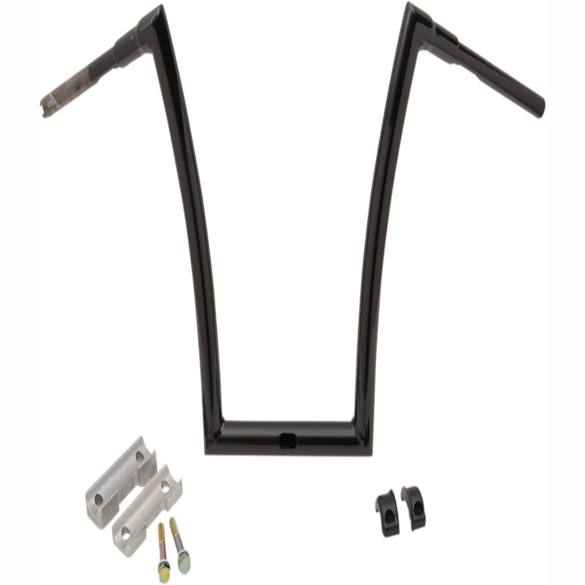 TODD'S CYCLE Handlebar - 1-1/2" Strip - 17" - Gloss Black - Touring FL '15-'22 - 0601-5204