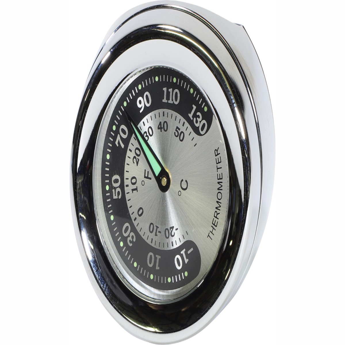 DRAG SPECIALTIES Handlebar Mount Thermometer - Chrome - For 1.25" Bar - O91-6822TN