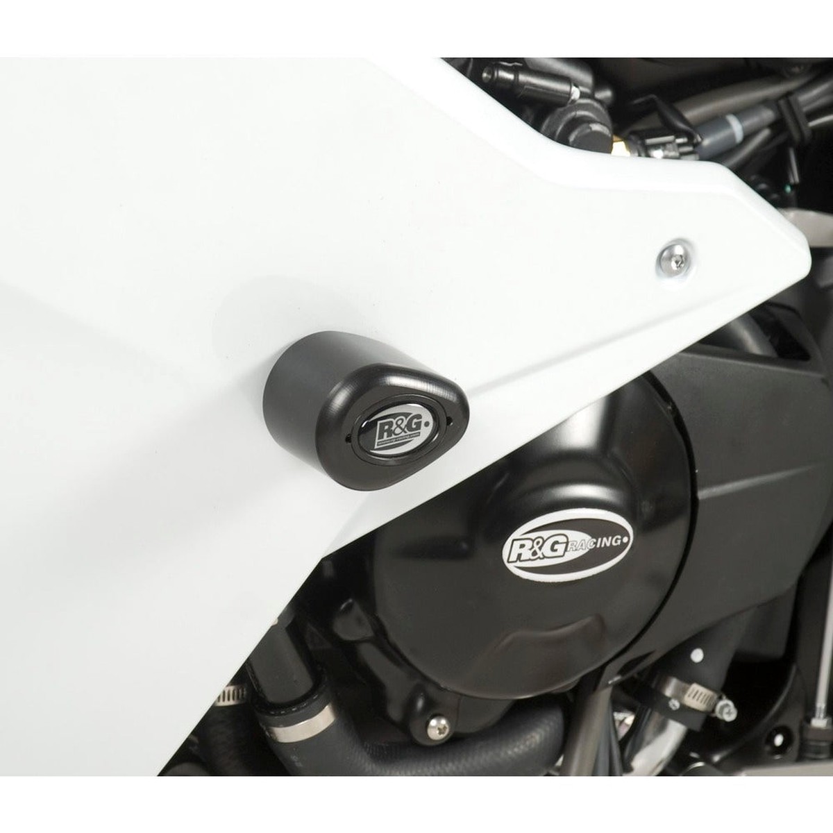 Crash Protectors AERO Honda CBR600 F '11- WHITE