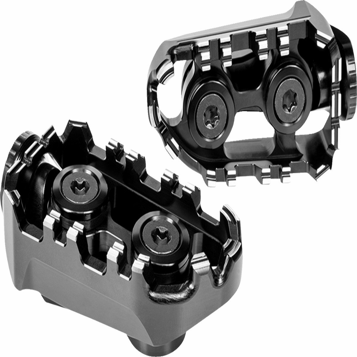 GILLES TOOLING Tech-X Enduro Foot Pegs - Driver - Black - Honda '20-'24 - RGK-119-UF35-SET-B