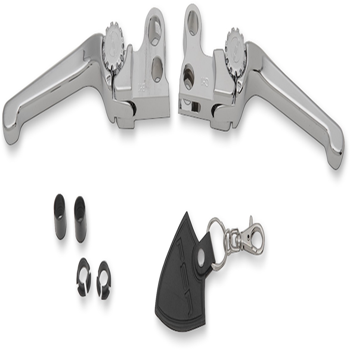 PSR Anthem Adjustable Lever Set for Harley Models '82-'95 - Chrome - 12-00650-20