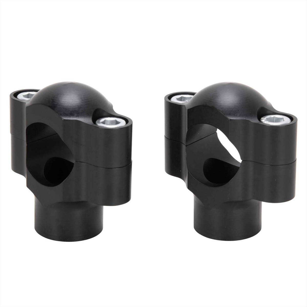 Smooth 1" Handlebar Springer Risers - Black