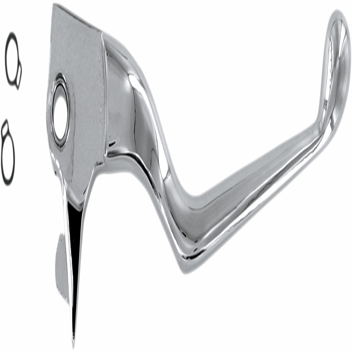DRAG SPECIALTIES Brake Lever - Wide Blade - Chrome - XL '04-'13 - H07-0575-B