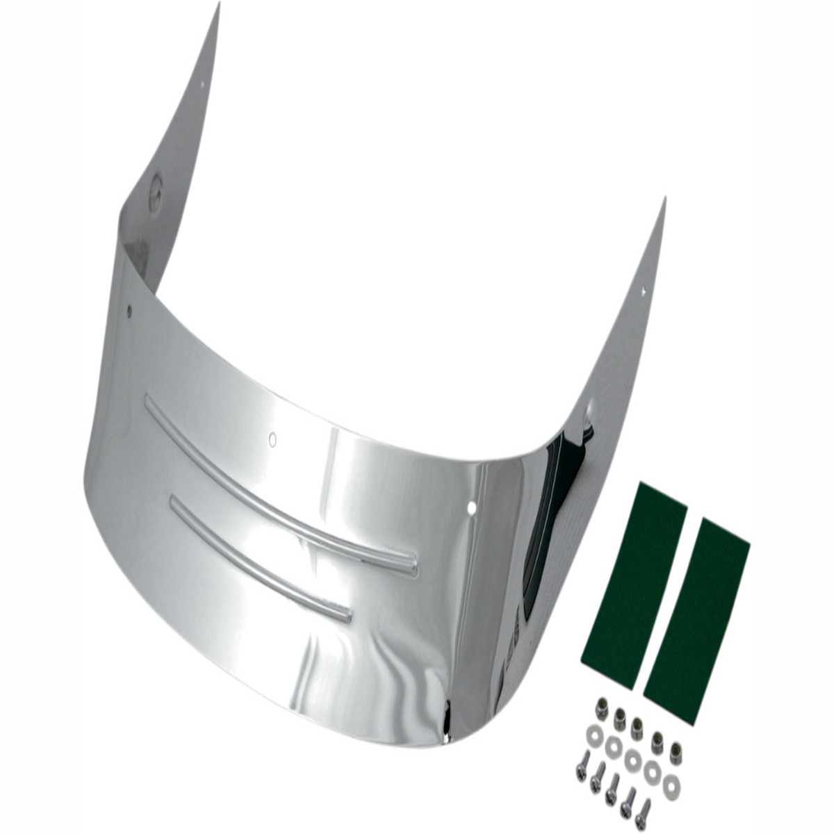 DRAG SPECIALTIES Fender Skirt - Chrome - Rear - Fat Boy '07-'17 - 77131A