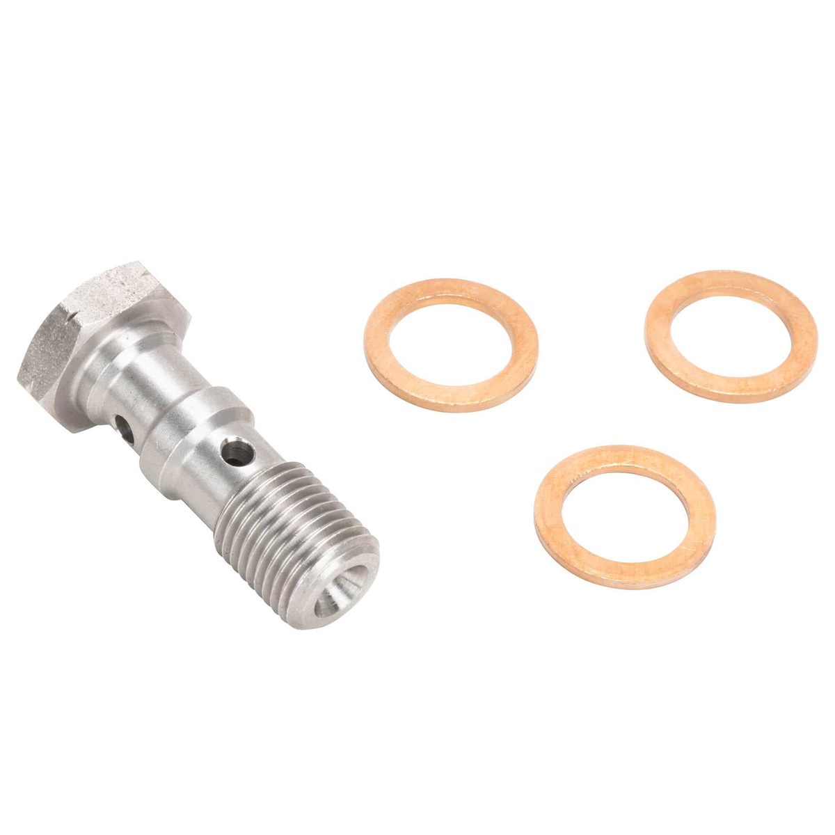 10mm x 1.0 inch Double Banjo Bolt - Stainless Steel