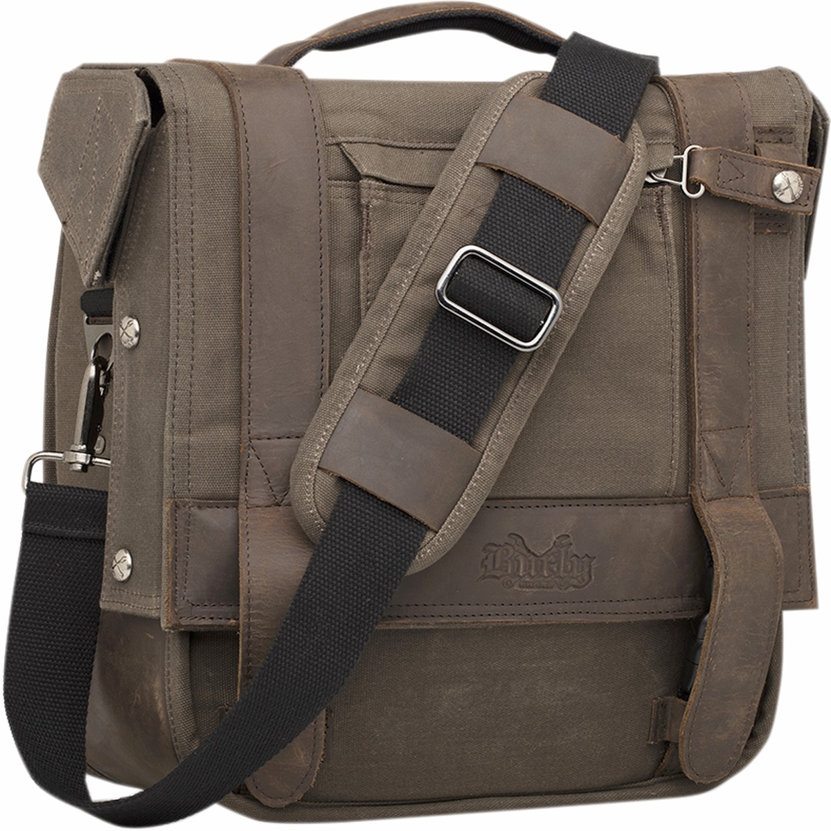 BURLY BRAND Detachable Saddlebag - Dark Oak B15-1000D