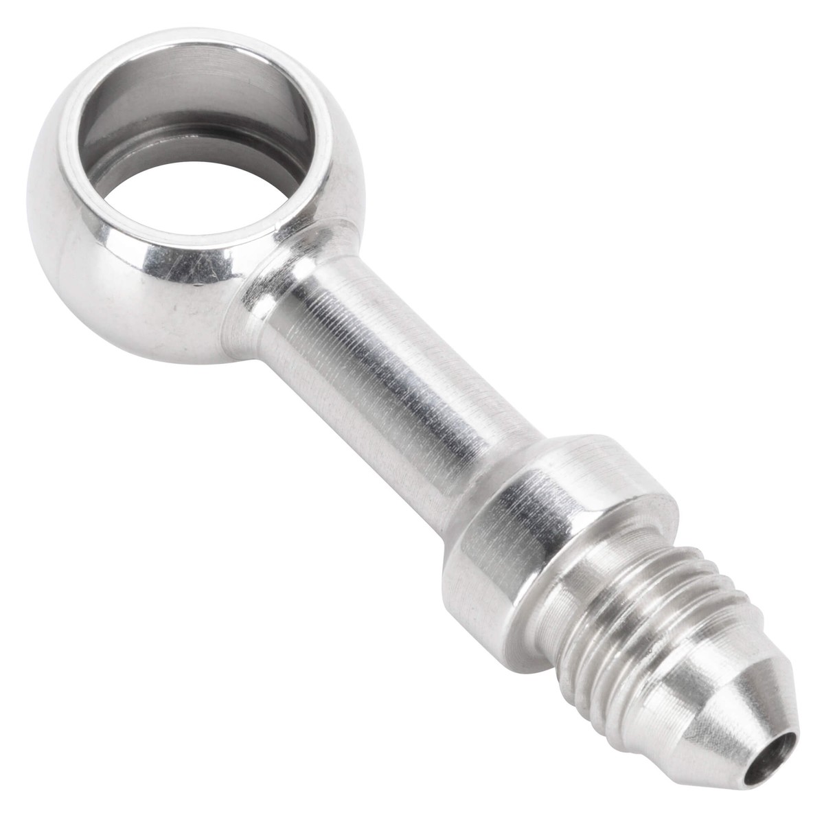 P592-03-04C P592-03-04CH Straight 7/16 inch Banjo Fitting - Stainless Steel