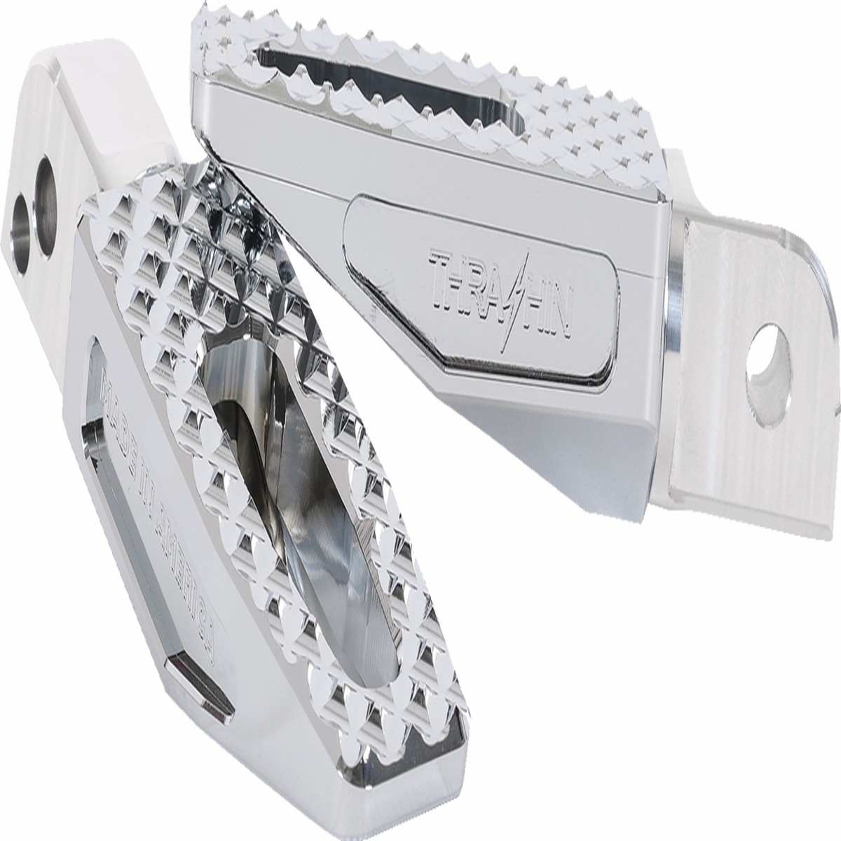 THRASHIN SUPPLY P-54 Footpegs - 18+ Softail Rear - Chrome - TSC-2021-3-SR