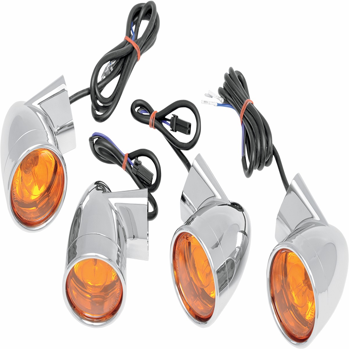 DRAG SPECIALTIES Bullet Turn Signal Lights - 60.3 MM (2-3/8") - FLT - 12-0224