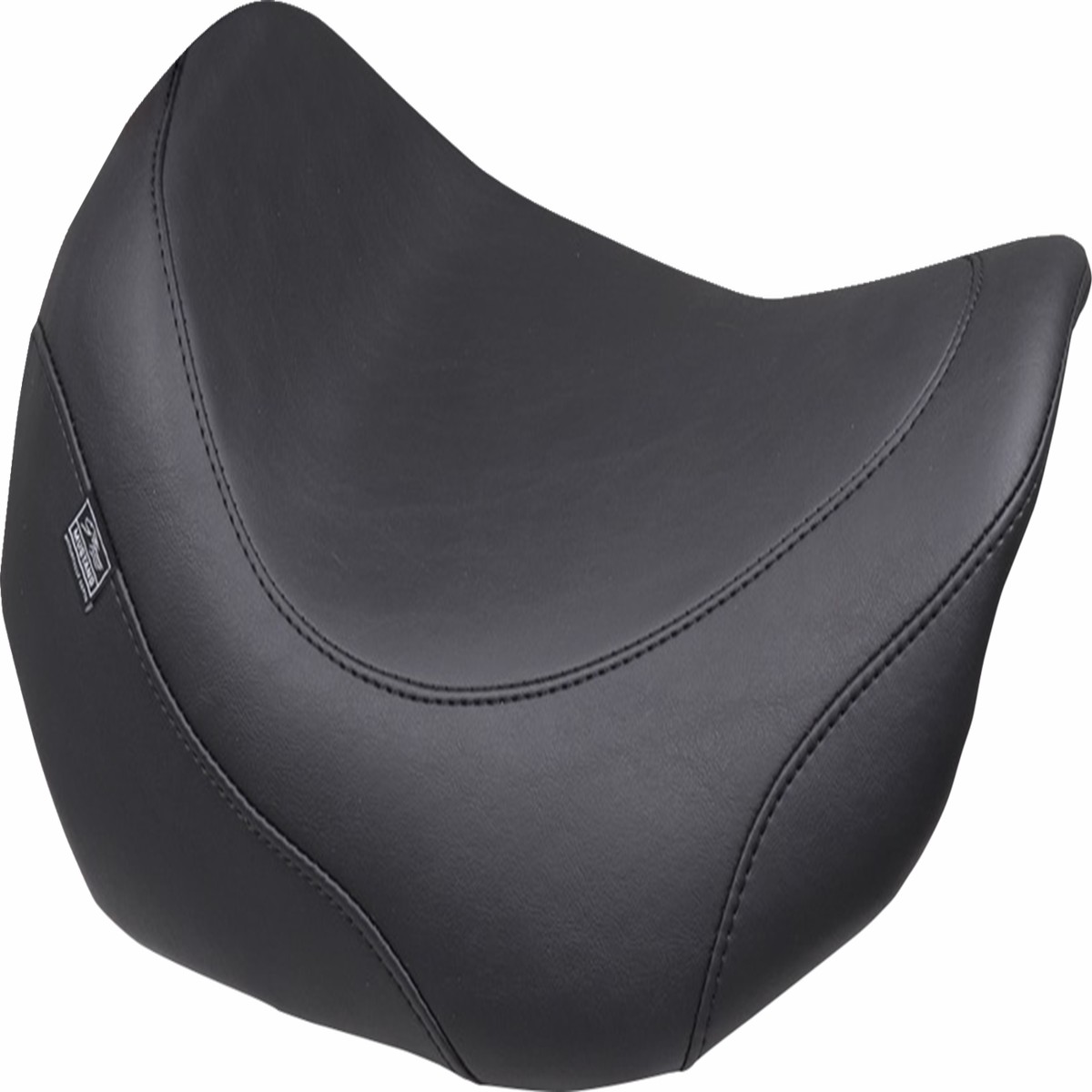 MUSTANG Wide Tripper Solo Seat - No Backrest Receiver - Black Stitch - FLT/FLH '23-'26 - 88603