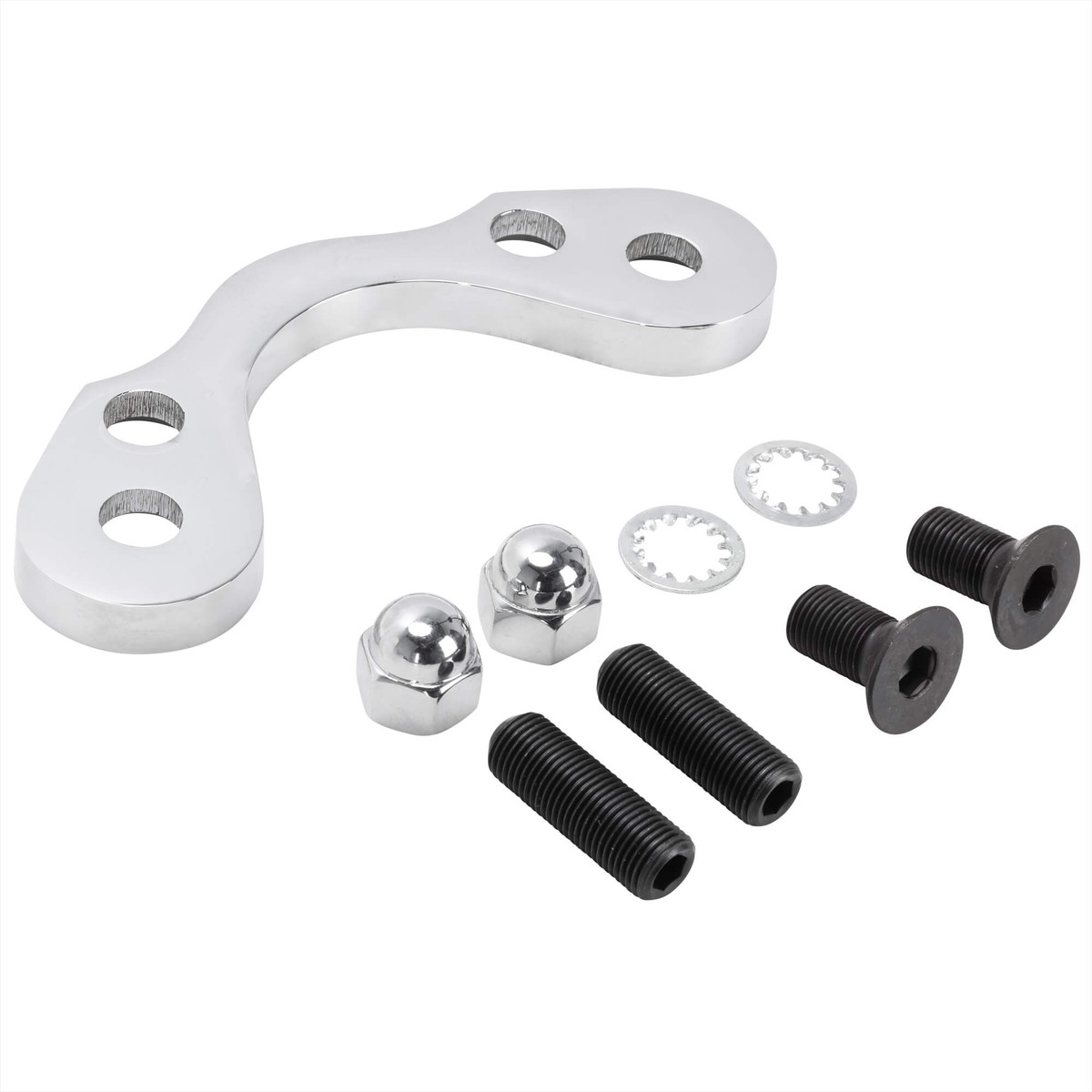 Hardbody Handlebar Riser Adapter Kit for Springers - Chrome