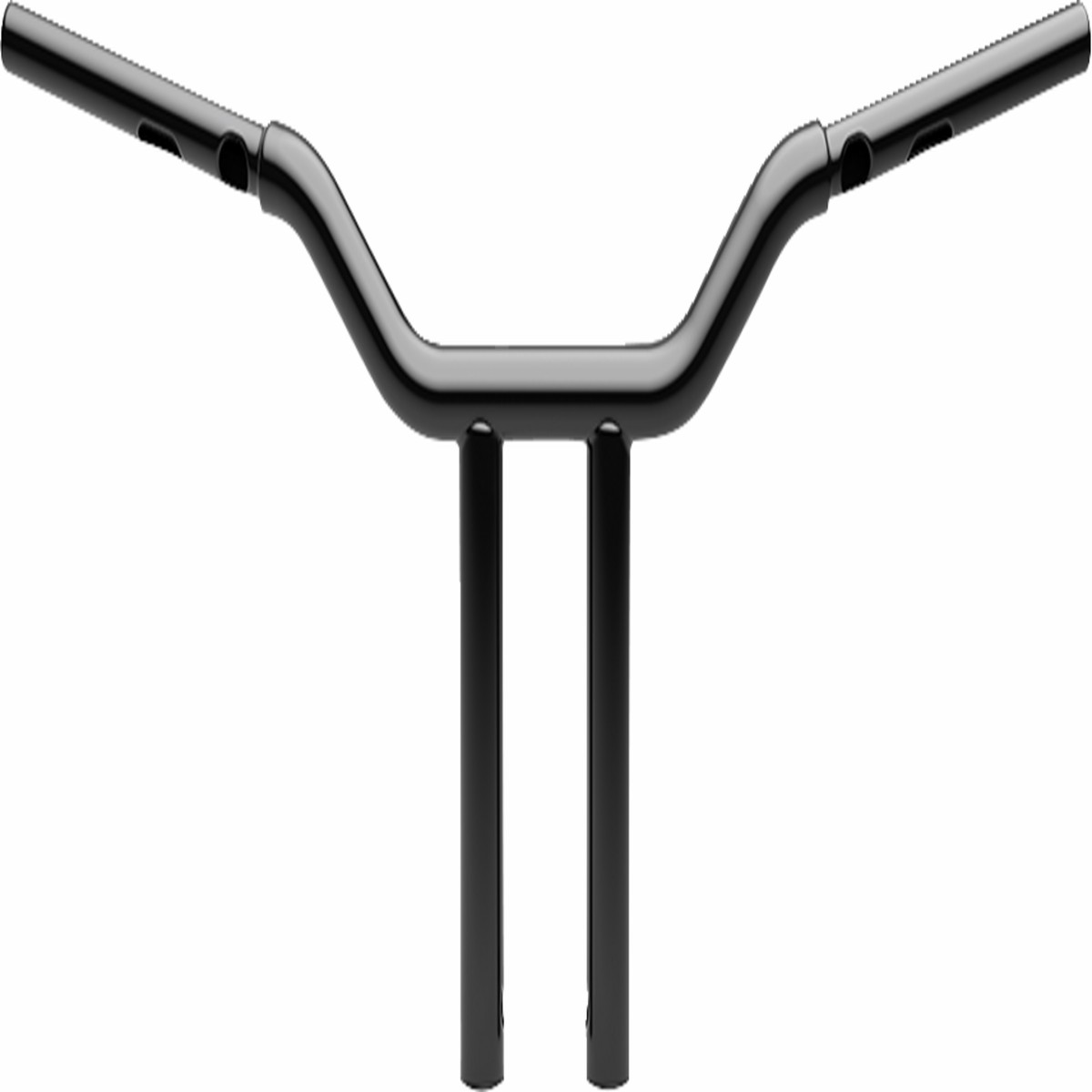 LA CHOPPERS Handlebar - One-Piece Kage Fighter - 12" x 1-1/4" - Black - FL '23-'24 - LA-7346-12B