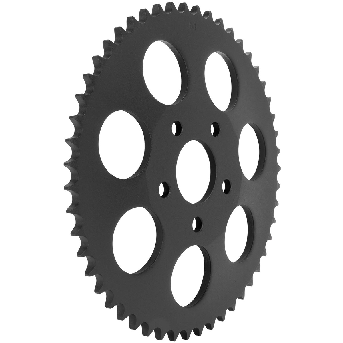 Replacement Dished Sprocket - Black - 51 Tooth - 1973-1985 Harley-Davidson Big Twin 1979-81 XL OEM #41470-73