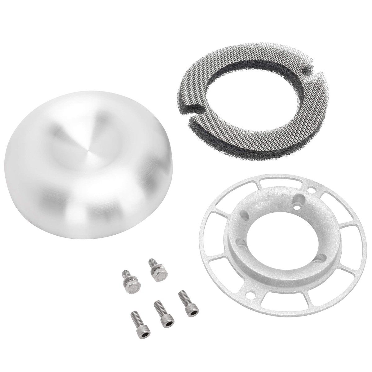 Darlington Air Cleaner - CV Carburetor - Brushed Aluminum
