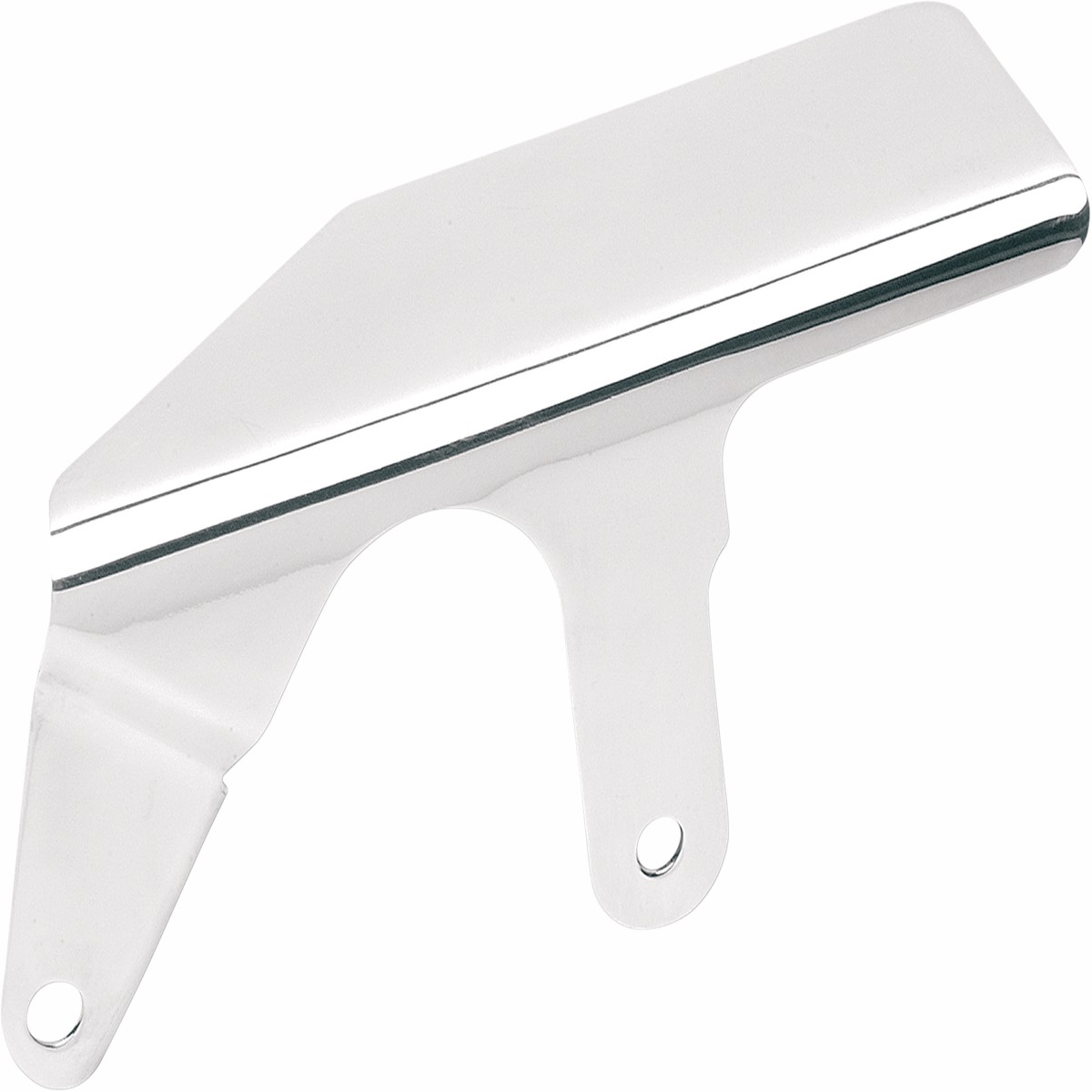 DRAG SPECIALTIES Shorty Upper Belt Guard - Stainless Steel - Softail '86-'99 - 1202-0018
