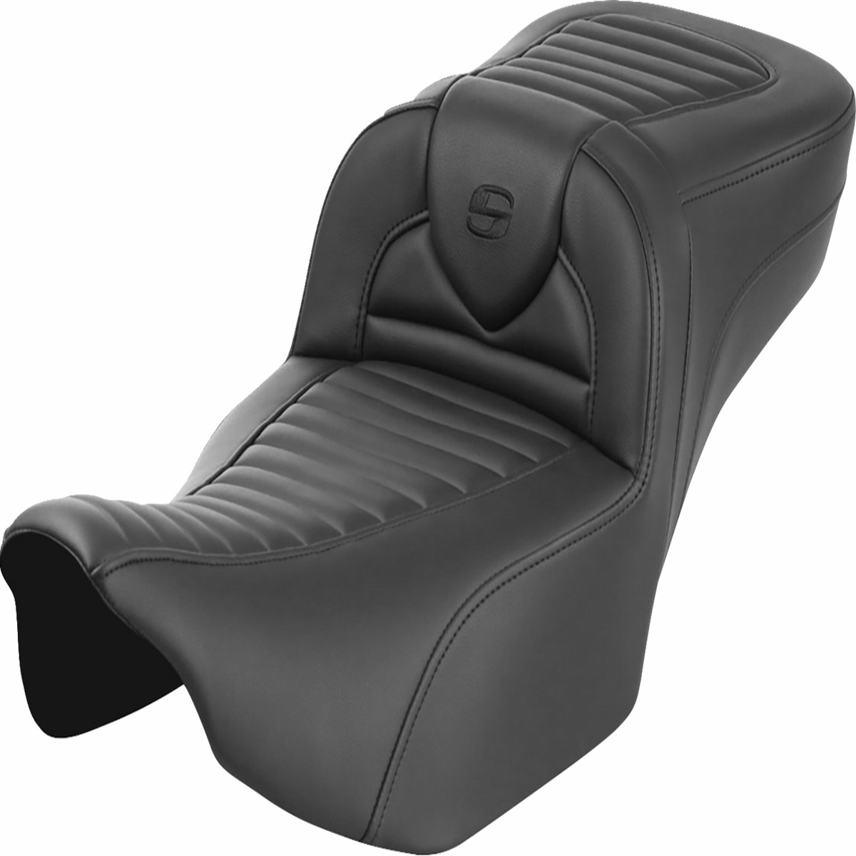 SADDLEMEN Roadsofa Extended Reach Seat - without Backrest - Tuck-n-Roll - FLTR/FLHX '23-'25 - 823-07-20300