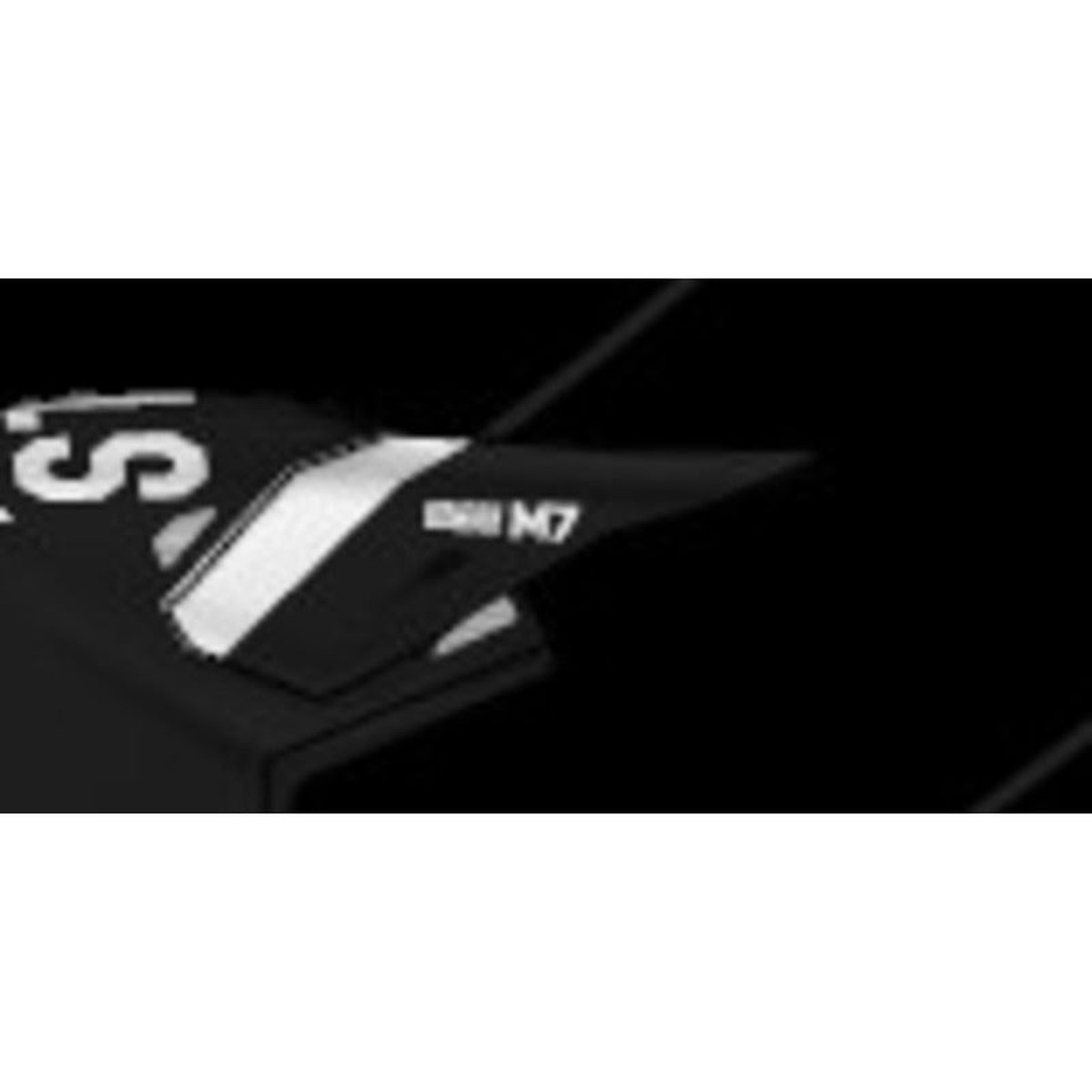 (MX26) SM7 DASHER VISOR ECE06 | BLACK WHITE MATT (1121)