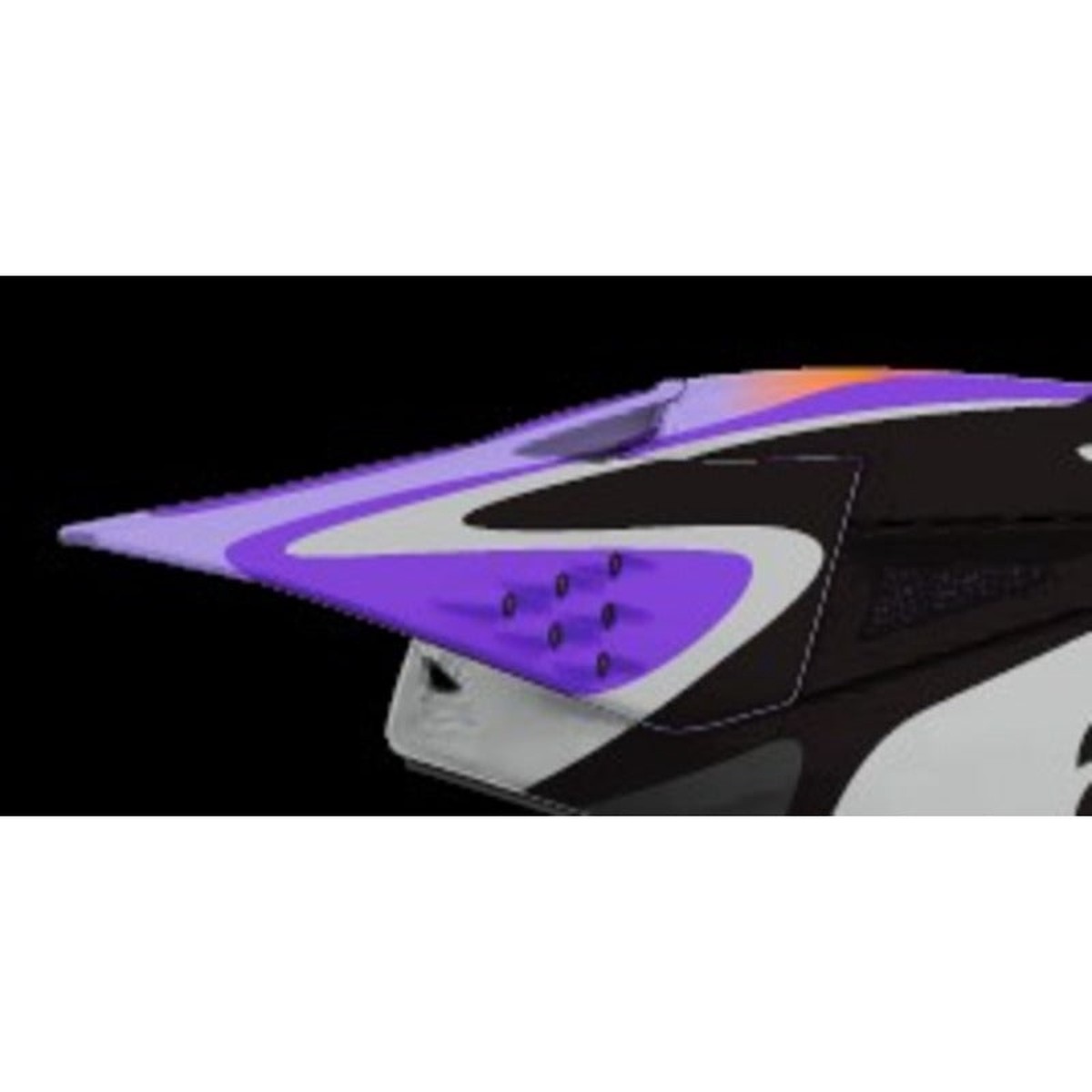(MX26) SM3 JETTSON YOUTH VISOR ECE 22 | GRAY PURPLE BLACK GLOSSY (9277)