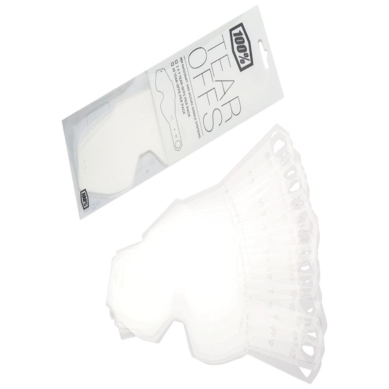 100% Racecraft/Accuri/Strata MX Goggle Tear-Offs