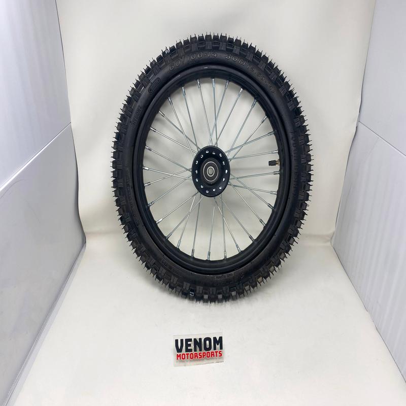 1600w Pro Electric Dirt Bike 48v | Front Tire On Rim (60/100-14)