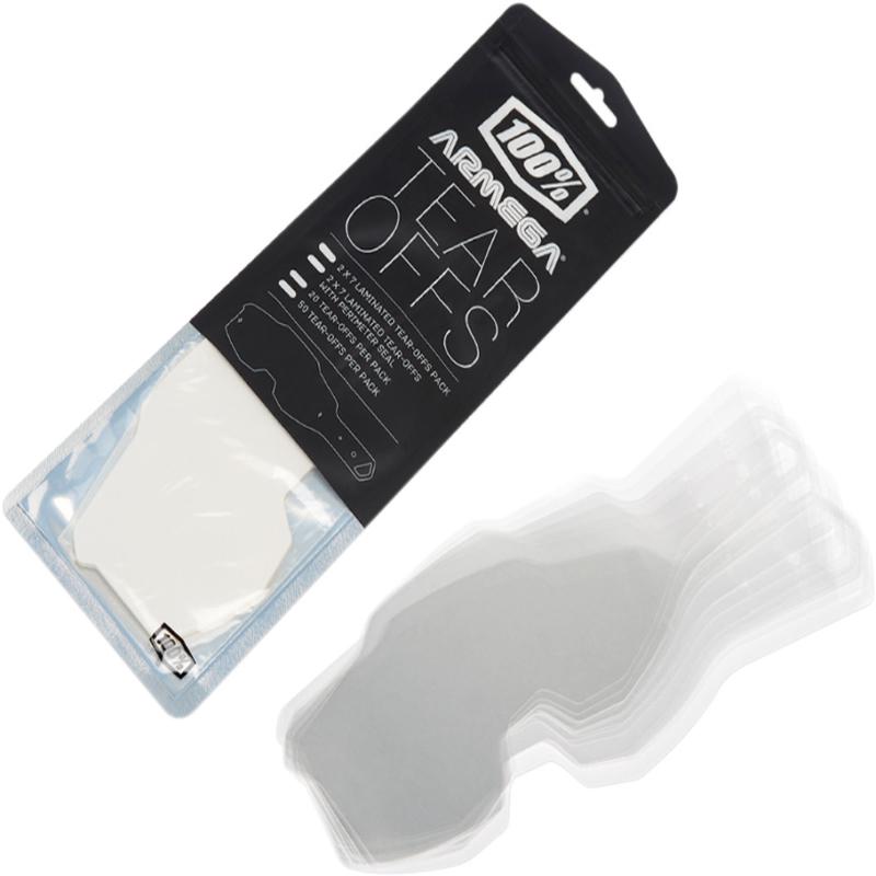 100% Armega Goggle Perimeter Seal Tear-Offs