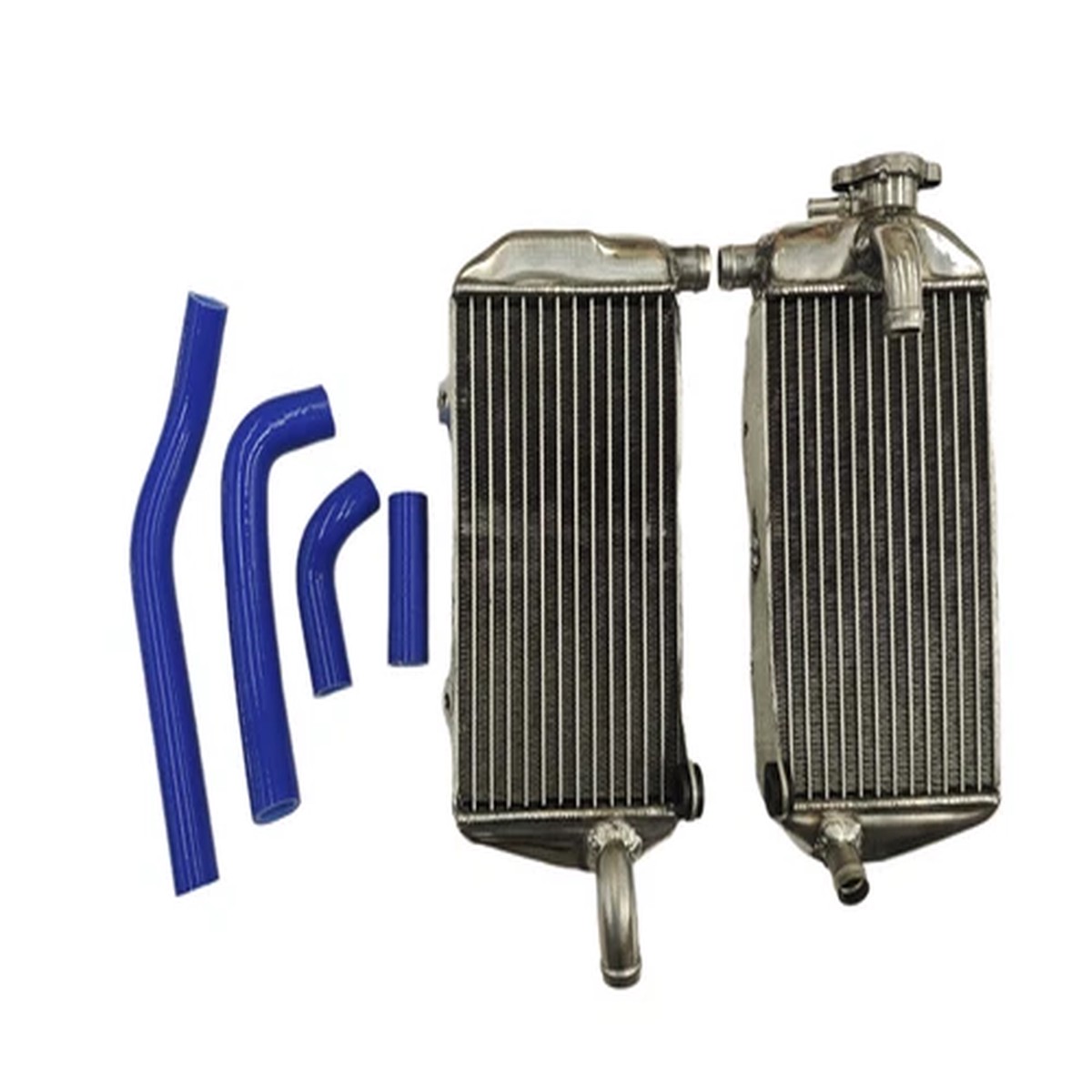 radiators + Silicone Hose for Honda CRF450R CRF450RX 2021-2024 2025 Blue