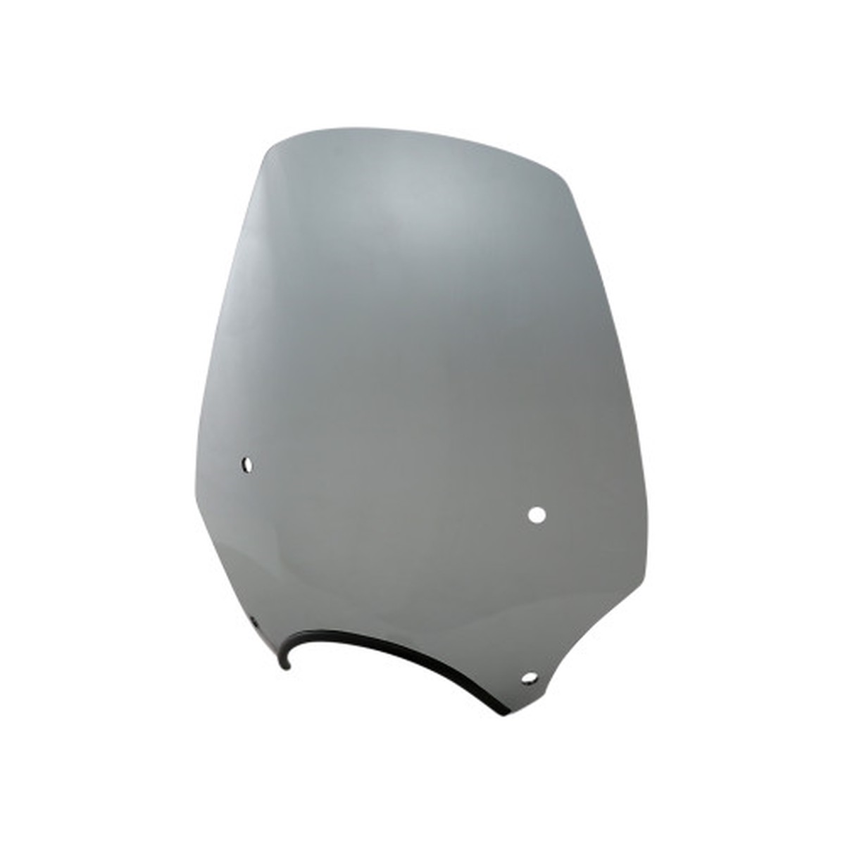 Memphis Shades El Paso Sportshield for Cruisers with 9 Inch Headlight - 19 Inches Tall - Black Smoke