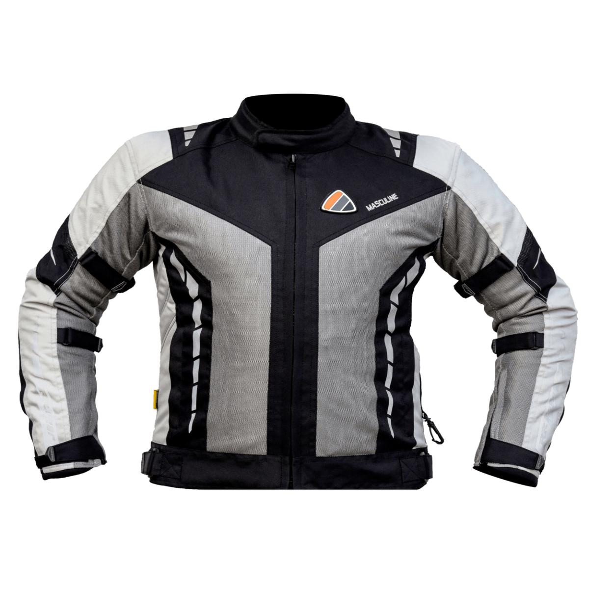 Bison ProGear Masculine V2 Riding Jacket - Black Grey