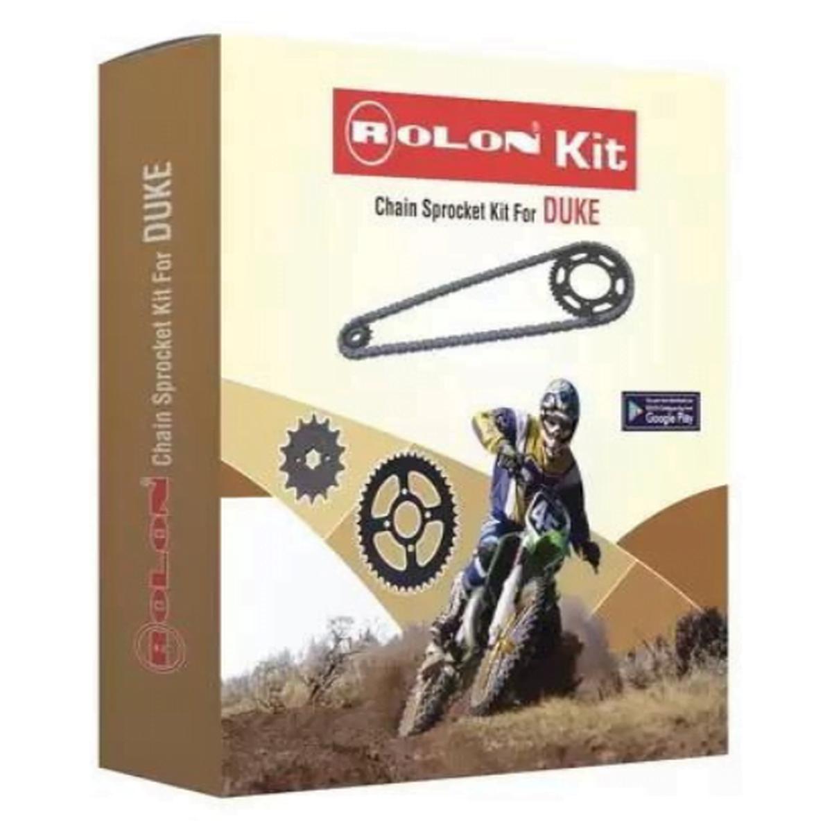 Rolon Chain Sprocket Kit for Duke 200 (May 14 Onwards) - KIT HPXR 206