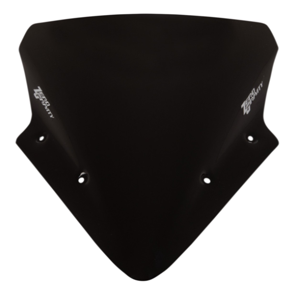Zero Gravity SR Series Windscreen for 2017-18 Kawasaki EX650 Ninja 650 - Dark Smoke - 20-208-19