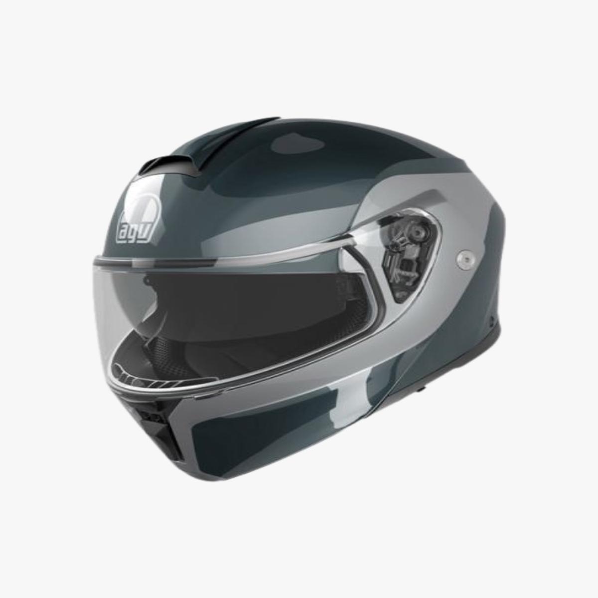 AGV STREETMODULAR LEVICO GREYSILVER HELMET